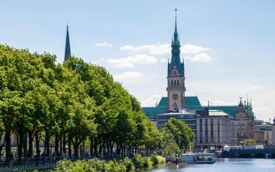 Hamburg Stadt 4K Hintergrundbild – Perfekte Desktop Wallpaper