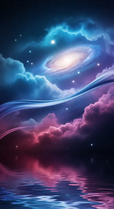 iPhone 17 Galaxie & Sterne Wallpaper – Original Apple Hintergrundbilder