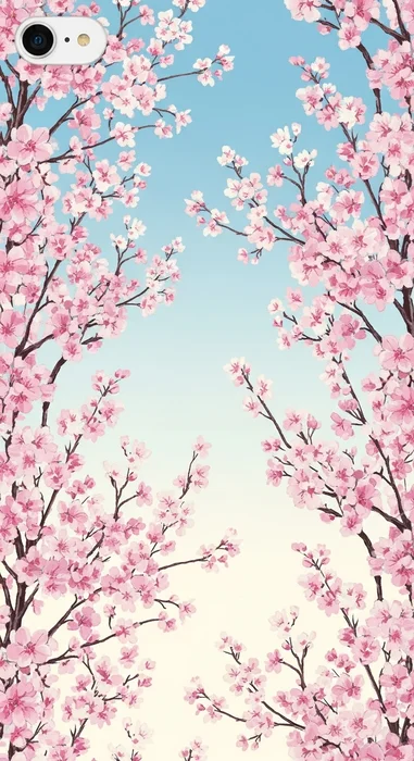 Pinke Blumen iPhone 17 Wallpaper 