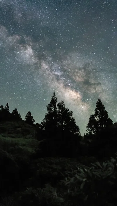 Sternenhimmel in der Nacht iPhone Hintergrundbilder
