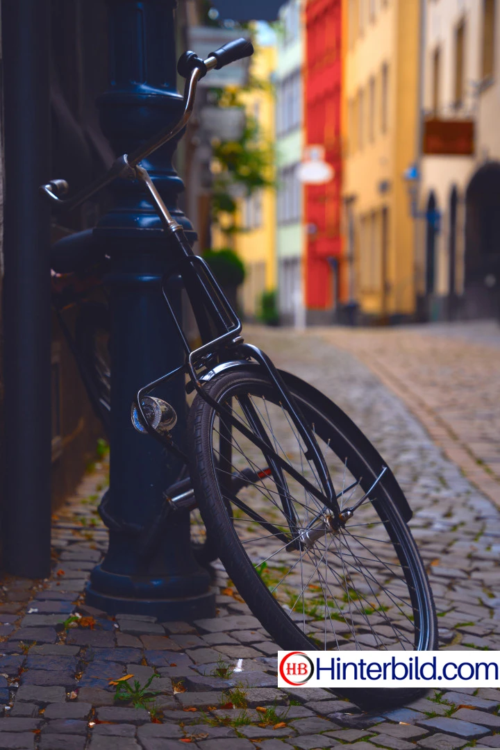 Fahrrad, Straße, Köln