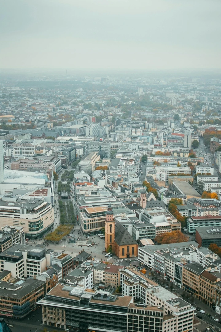 Frankfurt Stadtansicht – 4K Handy Hintergrundbilder hintergrundbild