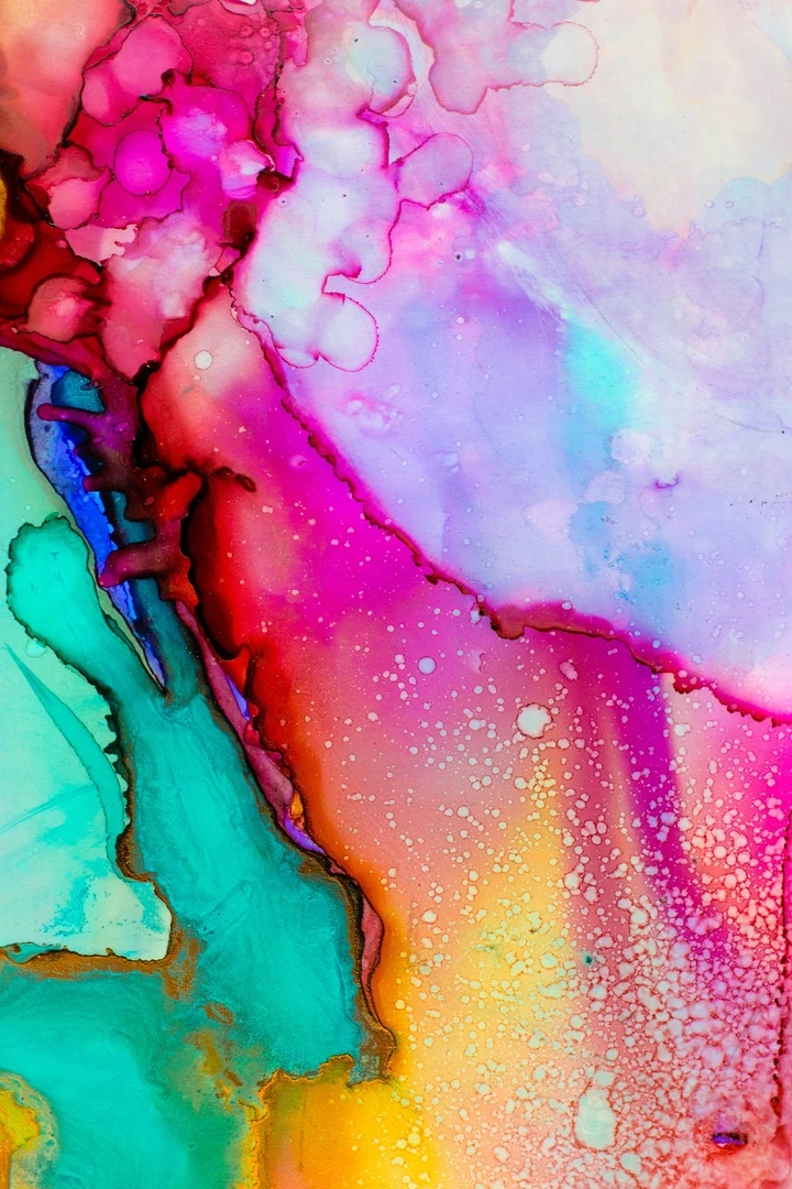 iPhone Hintergrundbilder – Bunte Aquarell Tapeten in 4K & HD hintergrundbild