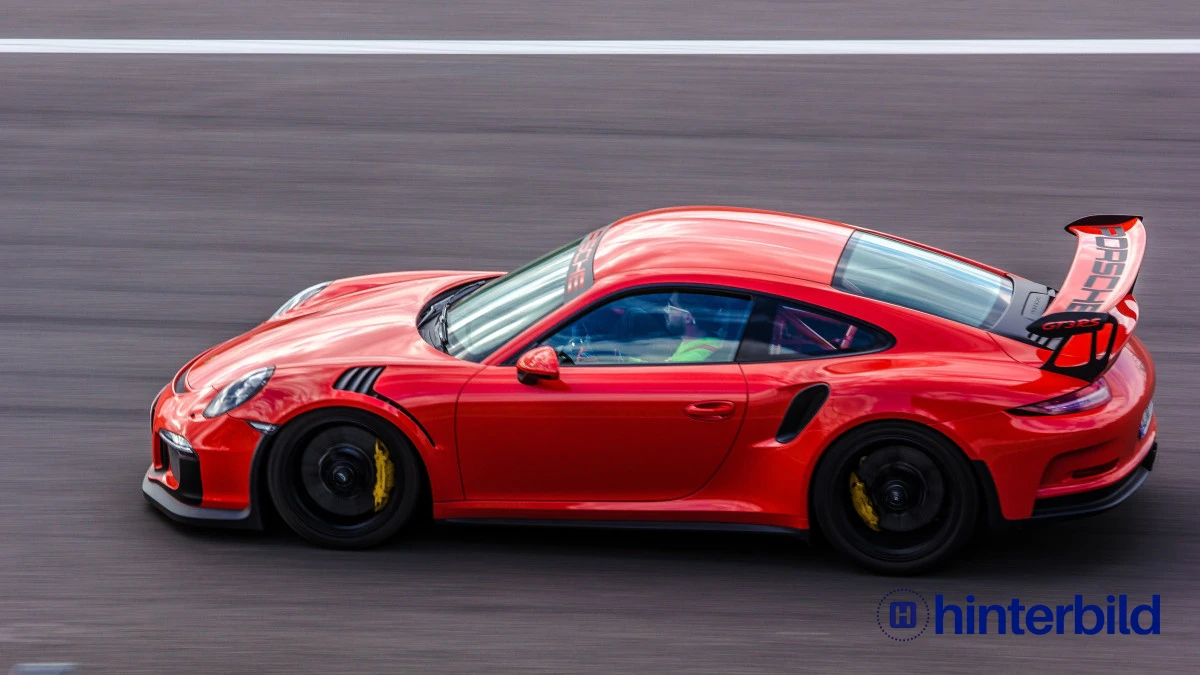Roter Porsche