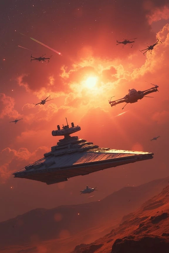 Star Wars Weltraumkriege Wallpaper