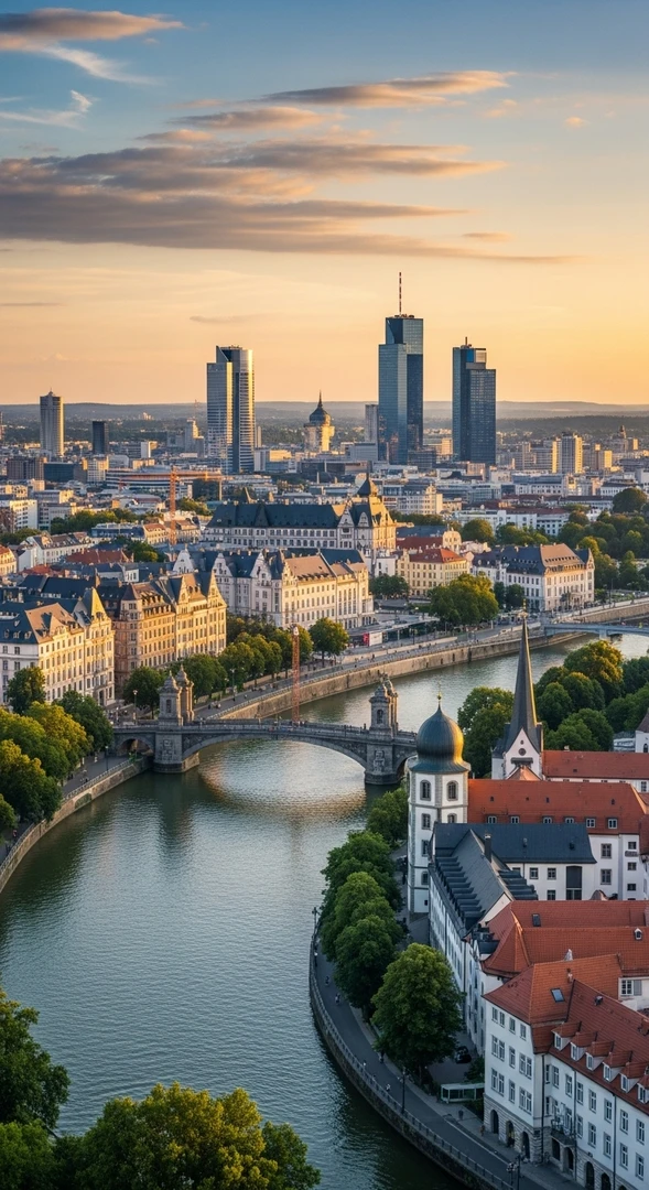 Stuttgart Skyline Hintergrundbild in 4K – Kostenlose City Wallpaper für iPhone & Android
